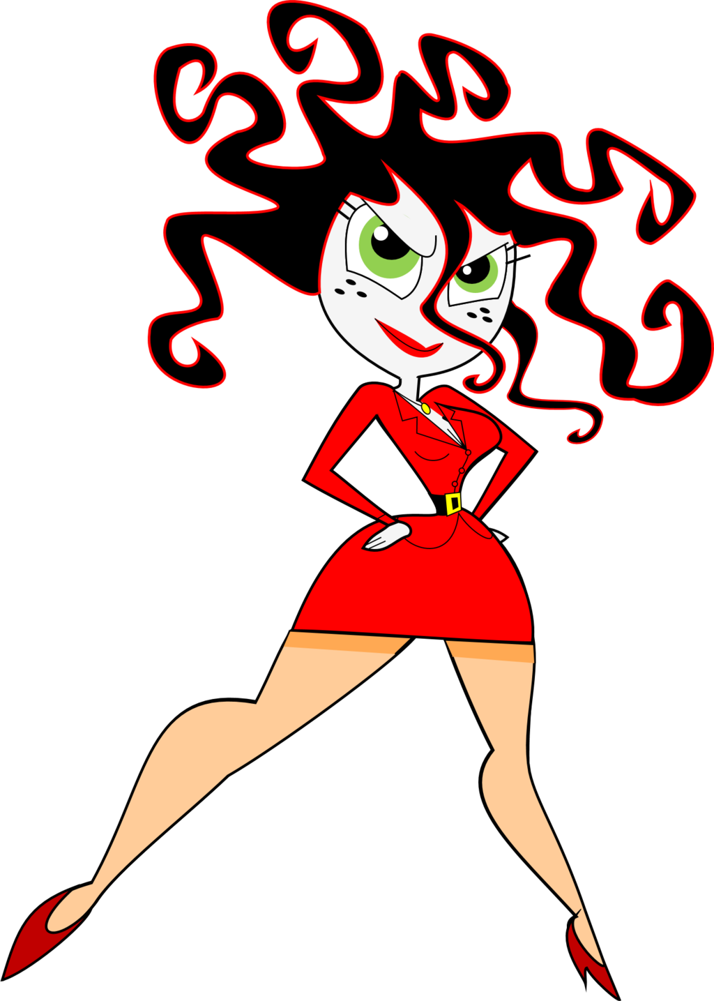 Miss Sara Bellum Art Female Princess Morbucks Mojo - Miss Bellum As Sedusa (1024x1435)