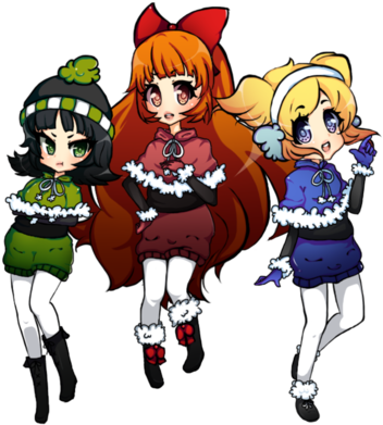 Angry, Anime, And Beautiful Image - The Powerpuff Girls (500x500)