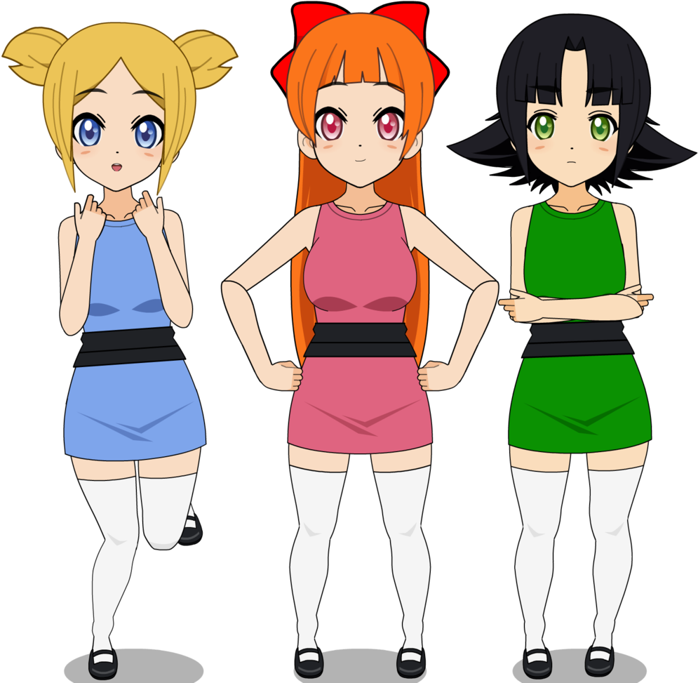 Powerpuff Girls Kisekae By G U R O Powerpuff Girls - Kisekae Powerpuff Girls (1024x977)