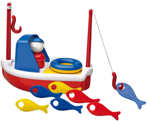 Fishing Boat - Ambi Toys Fishing Boat (600x600)