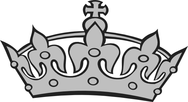 Gray Crown Svg Clip Arts 600 X 326 Px - Corona Para Sublimar (600x326)