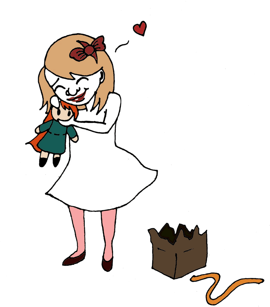 Jenna Pan Doll Poupee Fait Main Handmade One Of A Kind - Cartoon (945x1024)