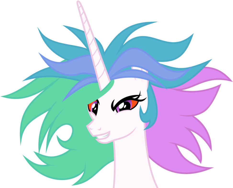 Mad Celestia By Magister39 - Mlp Celestia Mad (989x808)