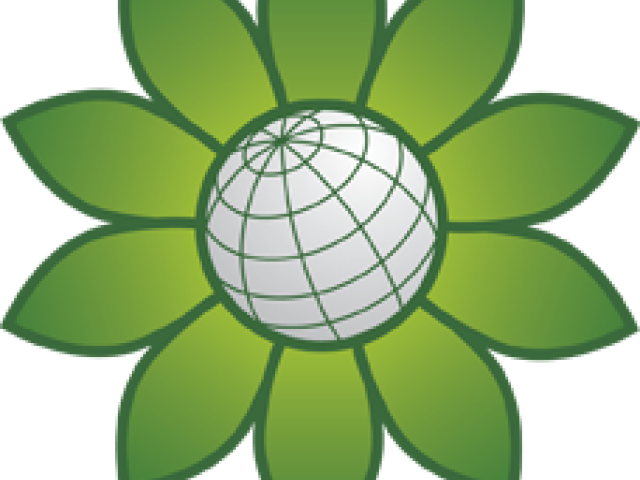 Globe Clipart Flower - Globe Clipart Flower (640x480)