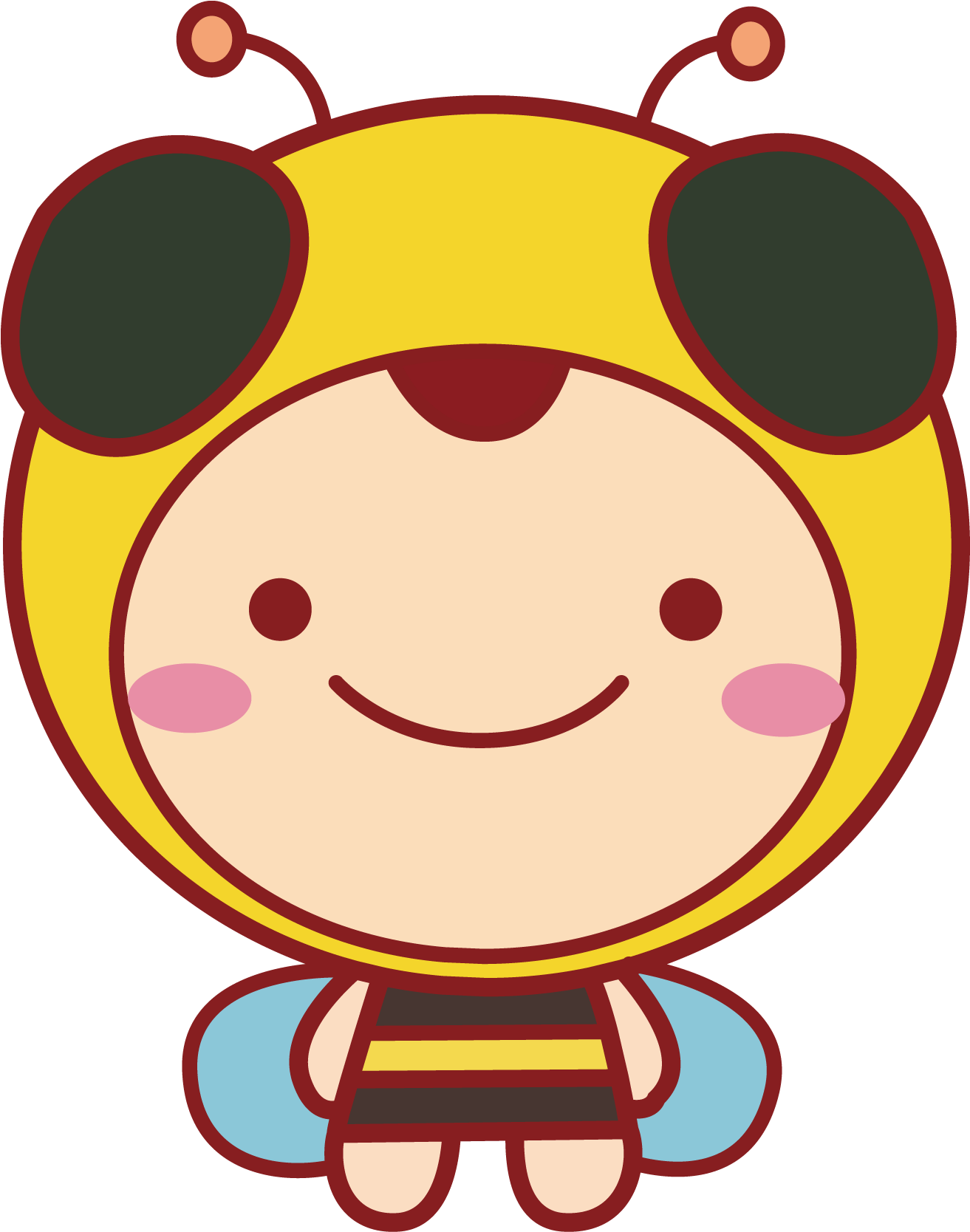 Doll Cartoon Cuteness Adobe Illustrator - Unique Bargains Home Room Removable Cartoon Height (1800x1800)