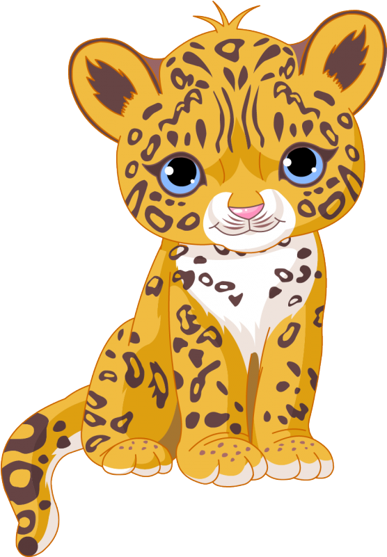 Jaguar Stencil For Classroom / Therapy Use - Cartoon Jaguar (800x800)