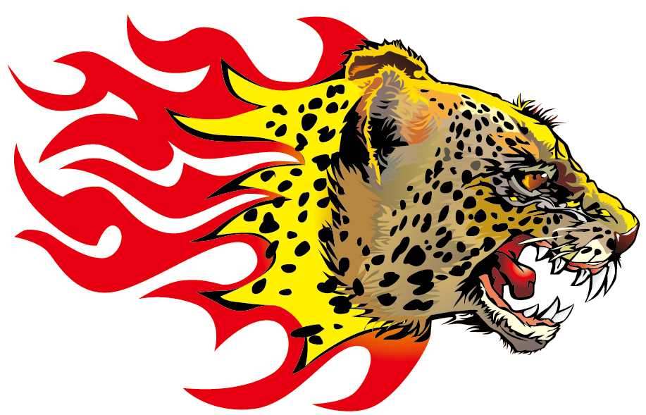 Ferocious Clipart Jaguar Head - Leopard (917x589)