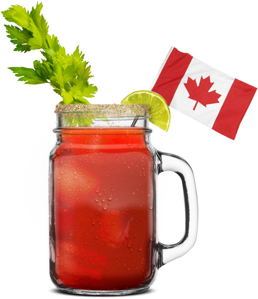 Bars Près De Chez Vous - Canada Flag 12 X 18 Inch (525x607)