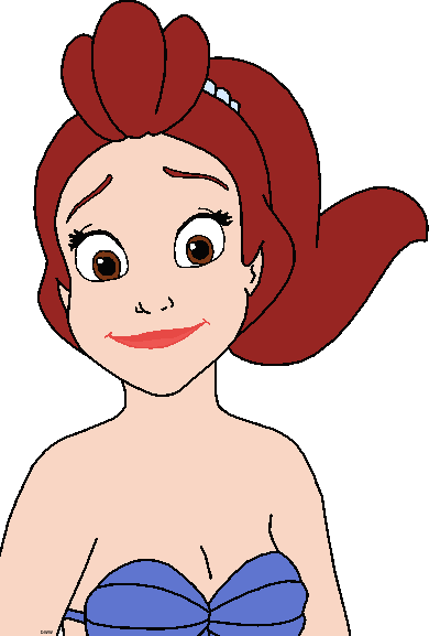 Hair Clipart Little Mermaid - Aquata The Little Mermaid (390x577)
