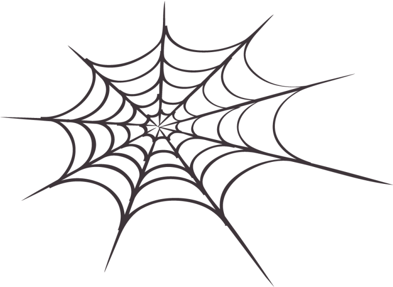 Spider Web Clip Art - Written In Red Dreams - Book 1 (768x622)