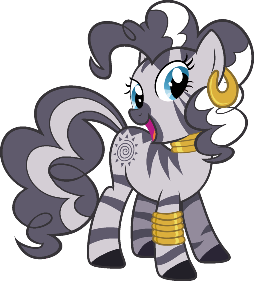 Pinkie Pie Zebra By Xyd0 - Personalized Custom Name T-shirt My Little Pony #2 (850x940)