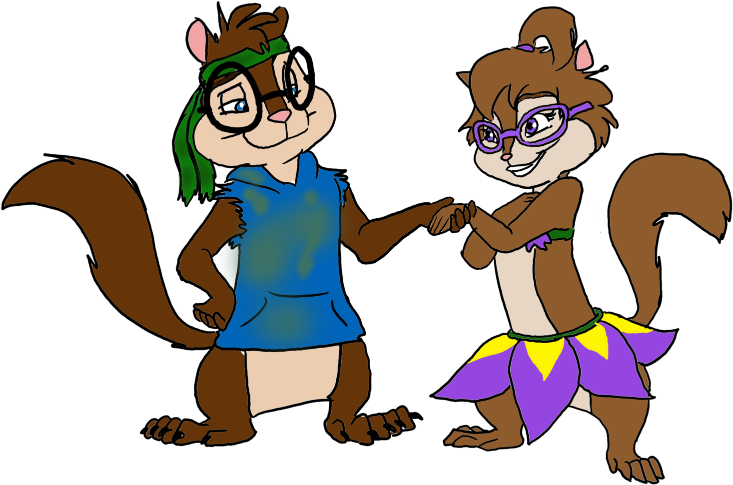 Explore On Deviantart - Alvin And The Chipmunks 3 Simon And Jeanette (1600x1170)