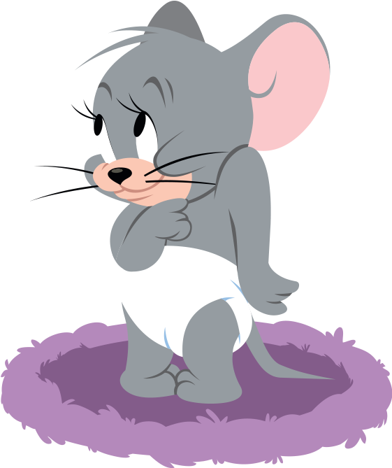 Tom And Jerry Clipart Cheese - Nibbles Tom And Jerry (564x802)