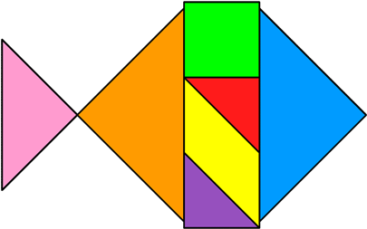 Tangram Moonfish - Tangram Balık (420x420)