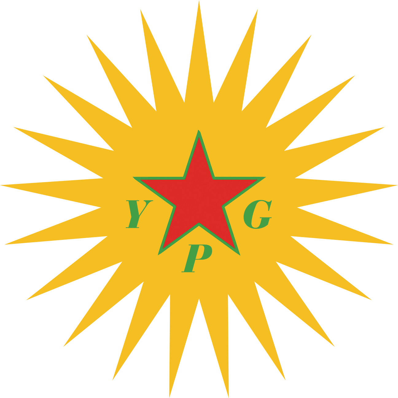 Shirts For Kurdistan - Kurdish Sun Logo (1296x1296)