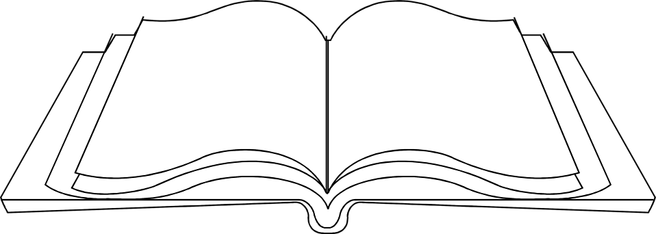 Как нарисовать открытую книгу