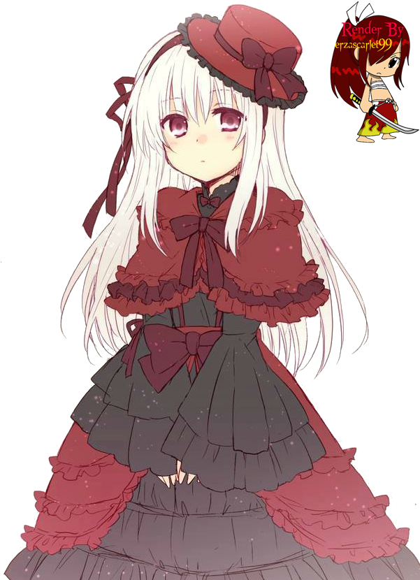 School Girl Picture - Anime Goth Lolita (600x840)