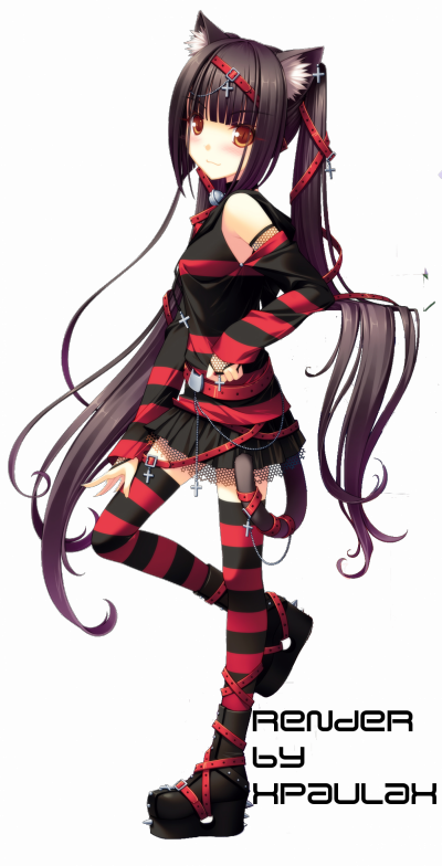 Manga Gothique - Vanille Et Chocolat Manga (400x784)