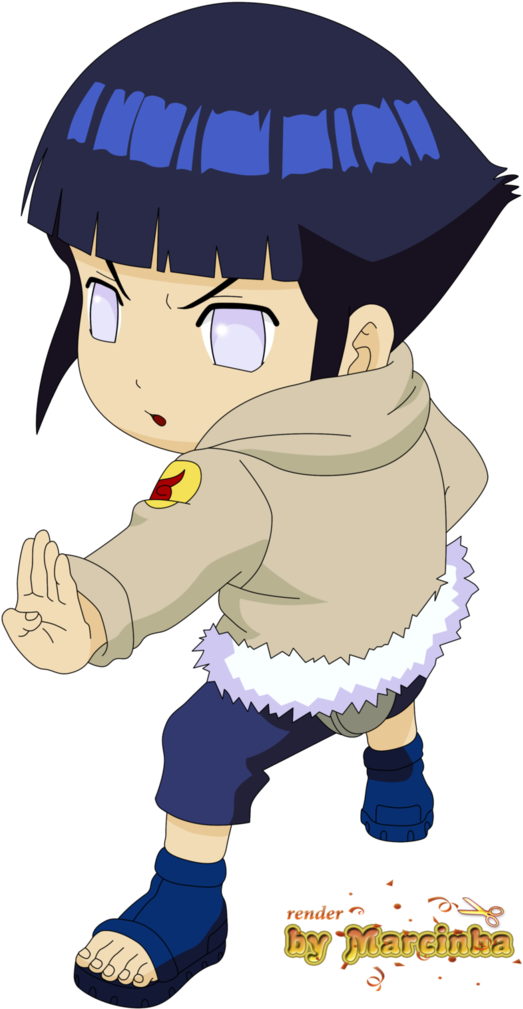Png Chibi Hinata By Marcinha20 On Deviantart Chibi - Hinata Chibi (682x1172)