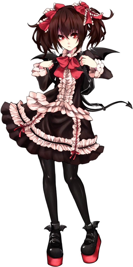 Tsunaki Karin By Lutherum - Anime Girl With Platform Shoes (771x1200)