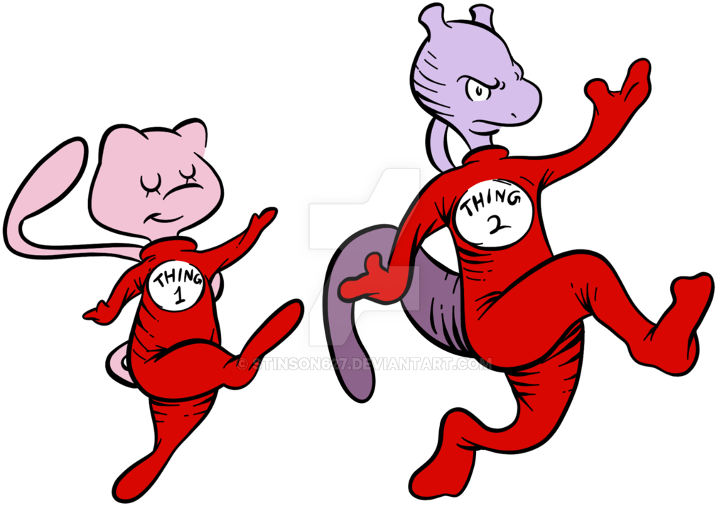 Thing 1 And Thing Mew By Stinson627 - Mew (1024x767)