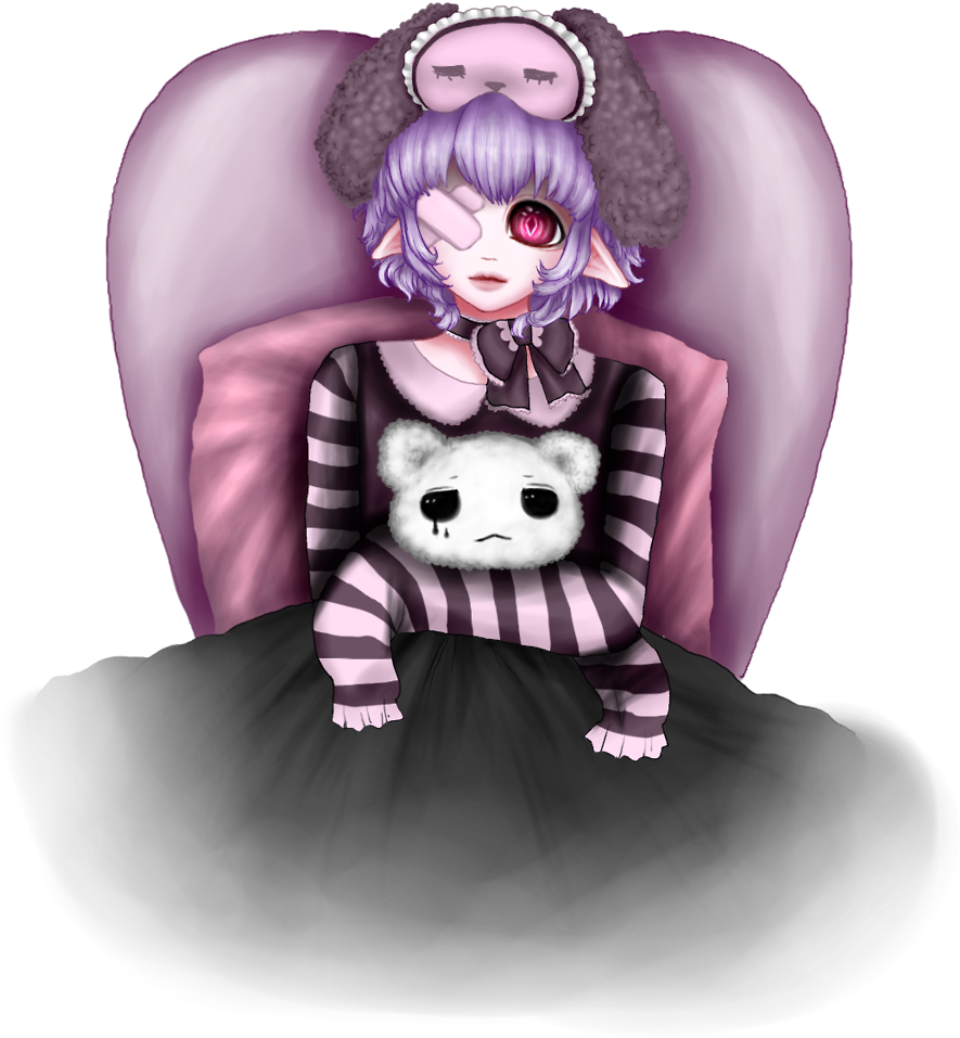 Reblog Menhera Gothic Lolita Sweet Lolita Kawaii Drawing - Cartoon (1280x1109)