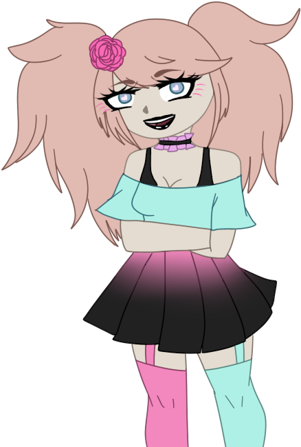 Pastel Goth Junko By Osorothedelideli - Cartoon (600x700)