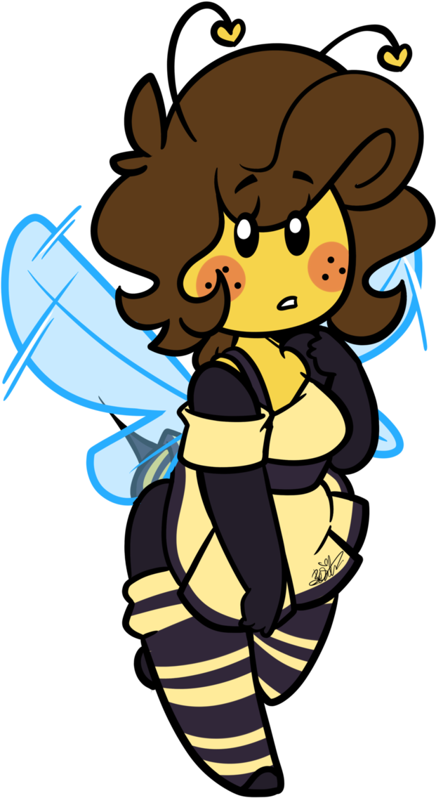 Bee-fish By Befishproductions - Cartoon (681x1172)