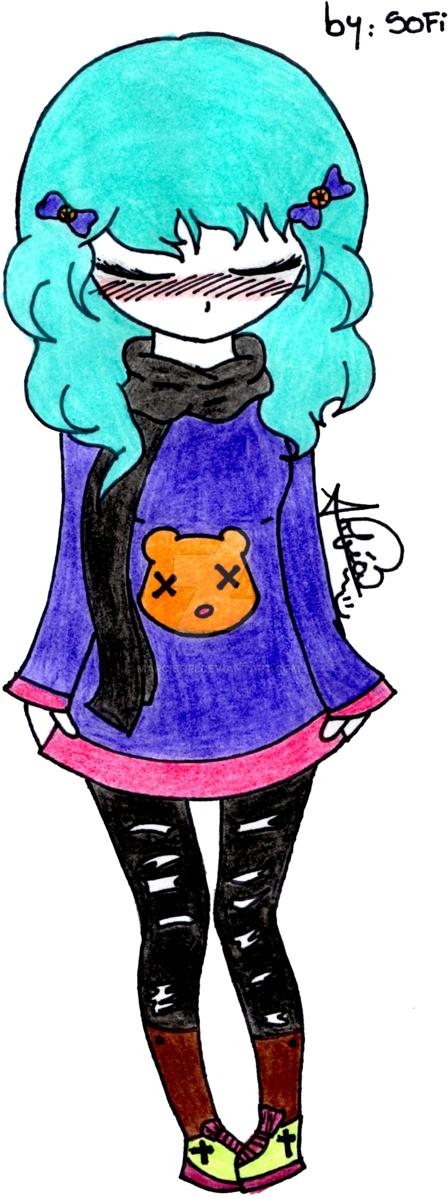 Anime By Marcisofi Pastel Goth - Pastel (1024x2447)