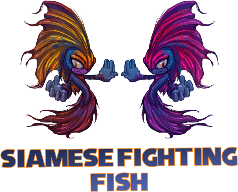Siamese Fighting Fish Sonic Verse Jam By Ultimatetattts - Siamese Fighting Fish Cartoon (1024x731)
