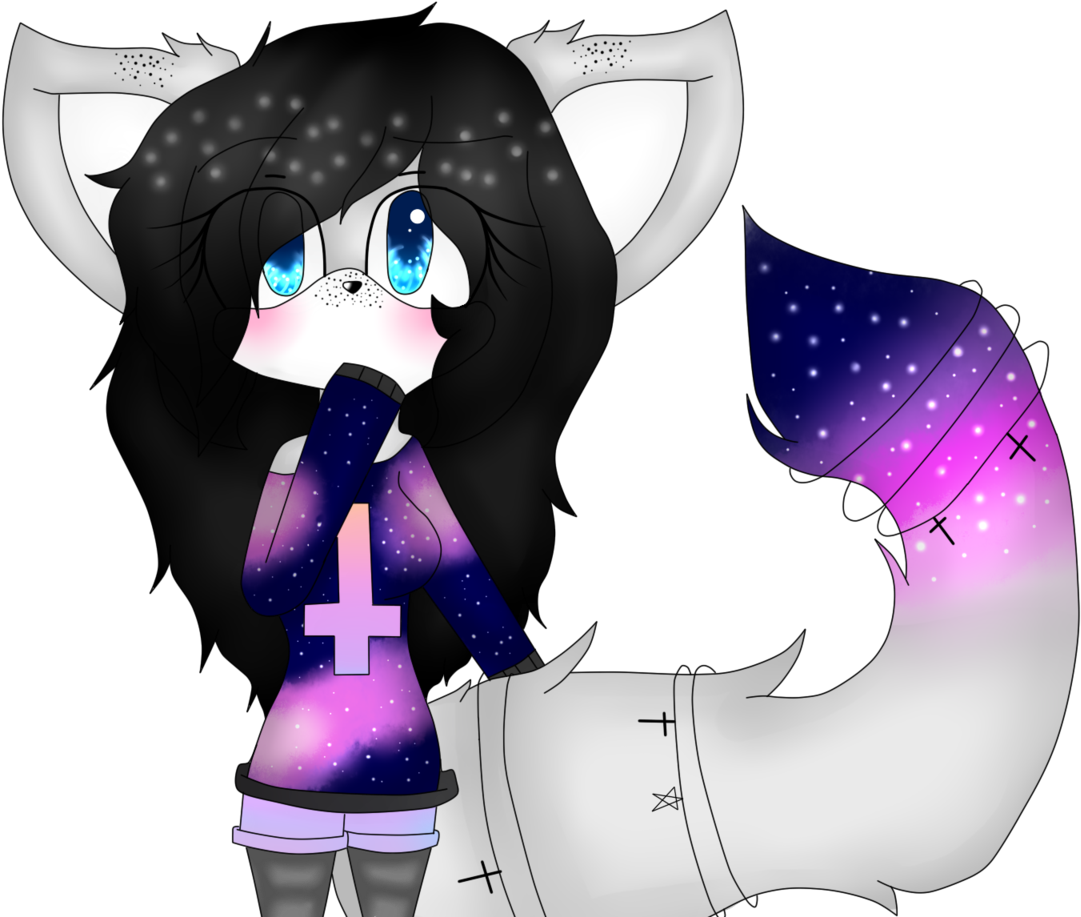 B L U S H-alexya The Goth Pastel Wolf - Cartoon (1280x960)