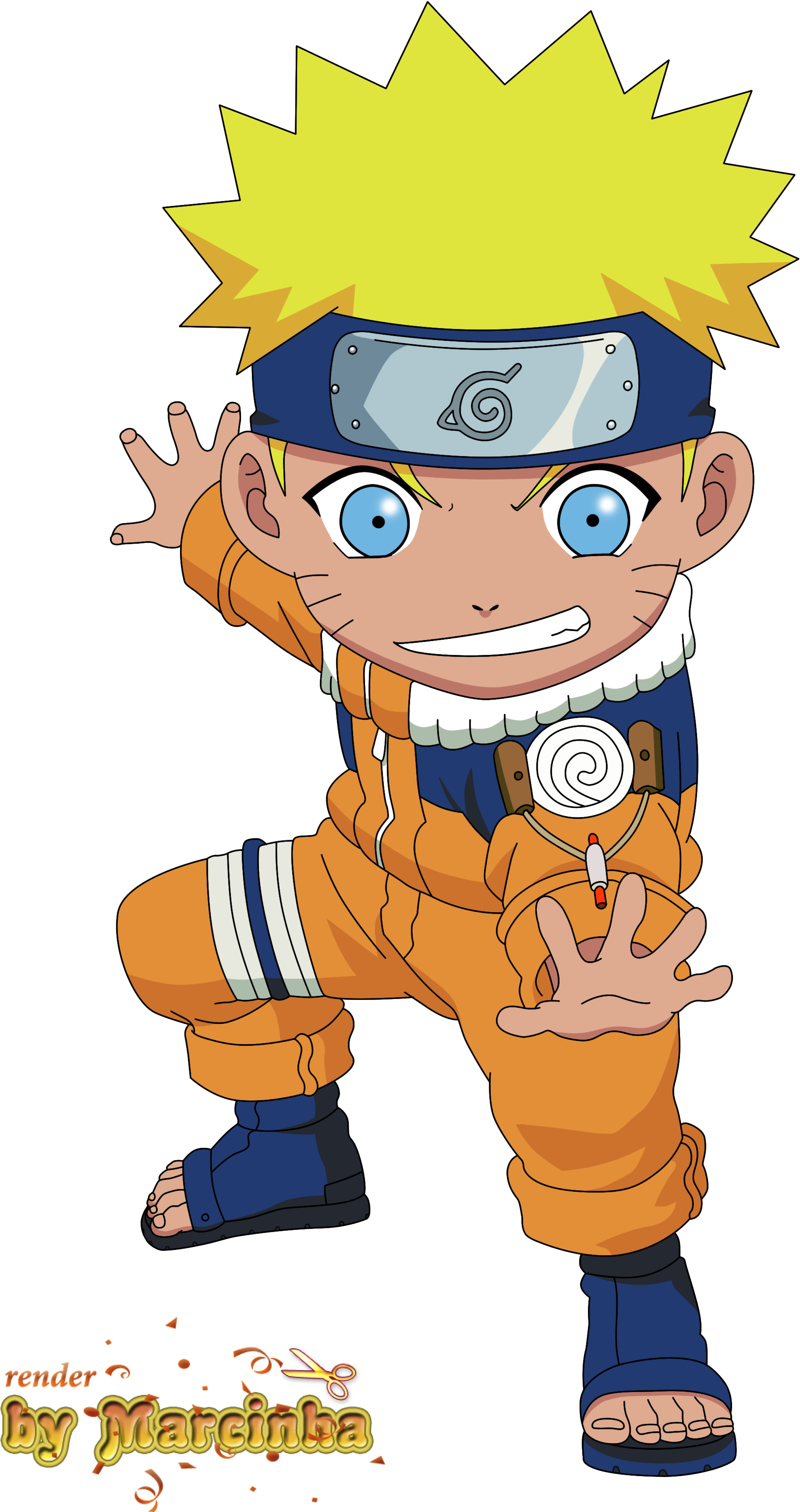 Png Chibi Uzumaki Naruto By Marcinha20 Png Chibi Uzumaki - Naruto Uzumaki Chibi Png (2500x3600)