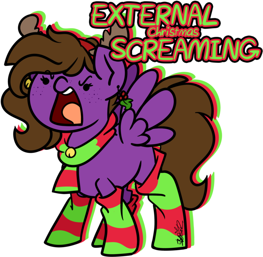 External Screaming By Befishproductions - Cartoon (894x894)