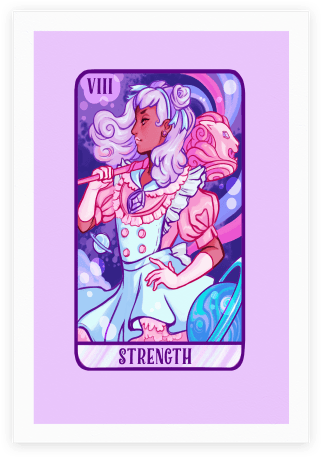 Strength Tarot Card - Strength (484x484)