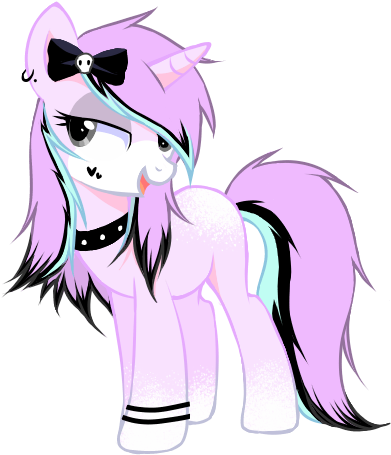 Mlp Adopt L Pastel Goth [closed] By Kawaiimelody02 - My Little Pony: Friendship Is Magic (433x483)