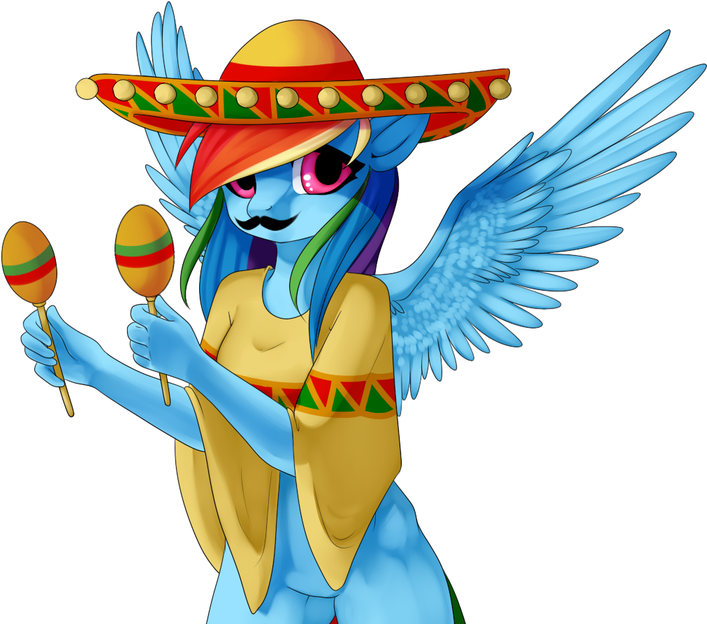 Ponyinsideme, Clothes, Featureless Crotch, Maracas, - Cartoon (1081x991)