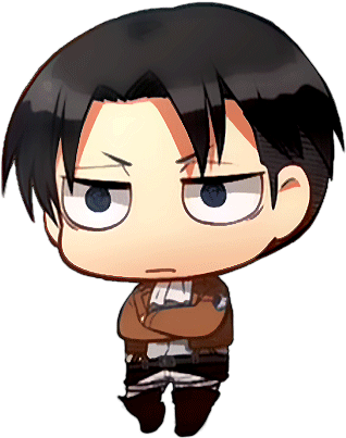 Anime-chibi - Attack On Titan Wallpaper Levi (500x405)