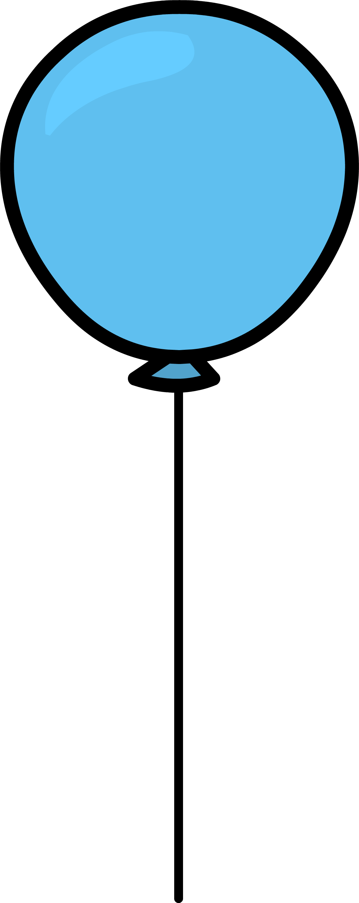Blue Balloon Sprite 006 - Blue Balloon Sprite 006 (1218x3059)