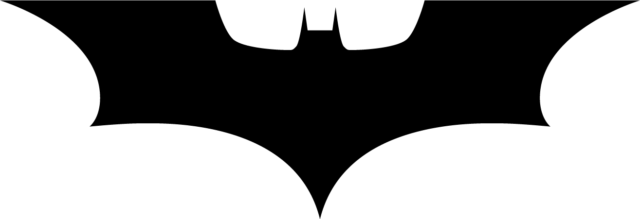 Batman Silhouette Shadow Png Image 03 - Batman Logo Dark Knight Rises (1315x451)