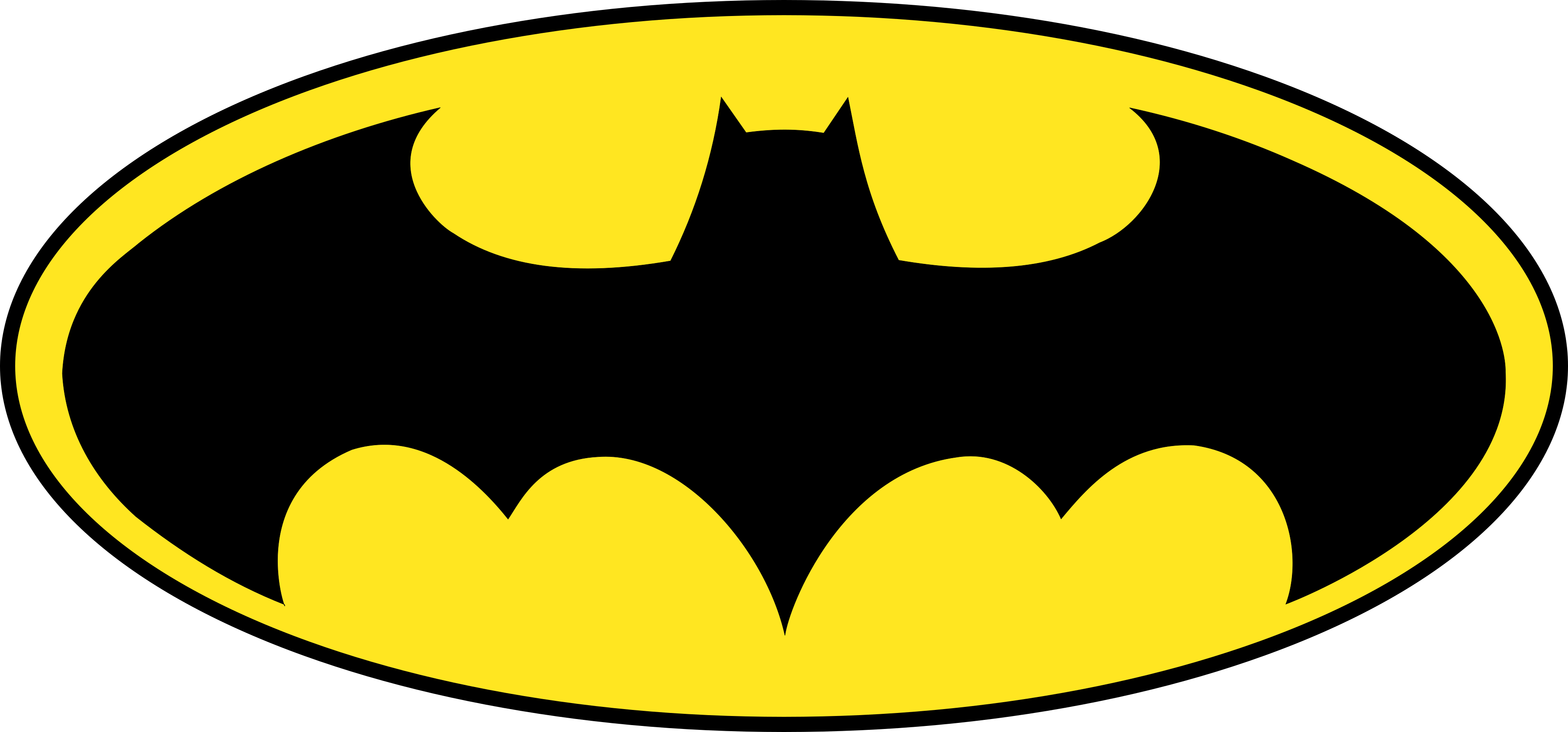 Batman Png Images Free Download - Batman Logo (3624x1692)