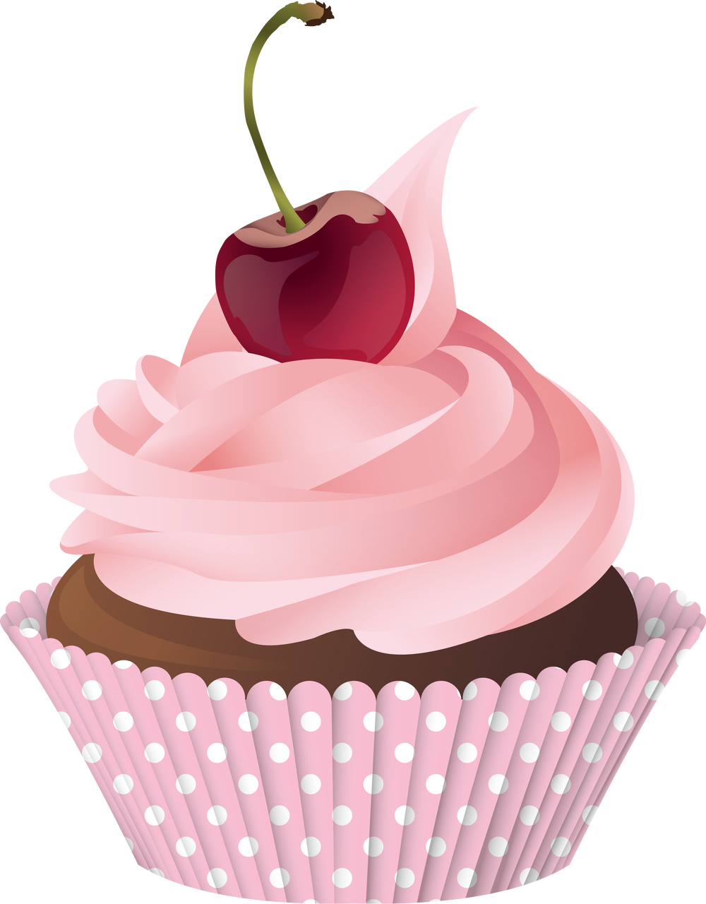 Dessert Seamless Pattern - Imagem Cup Cake (1000x1280)
