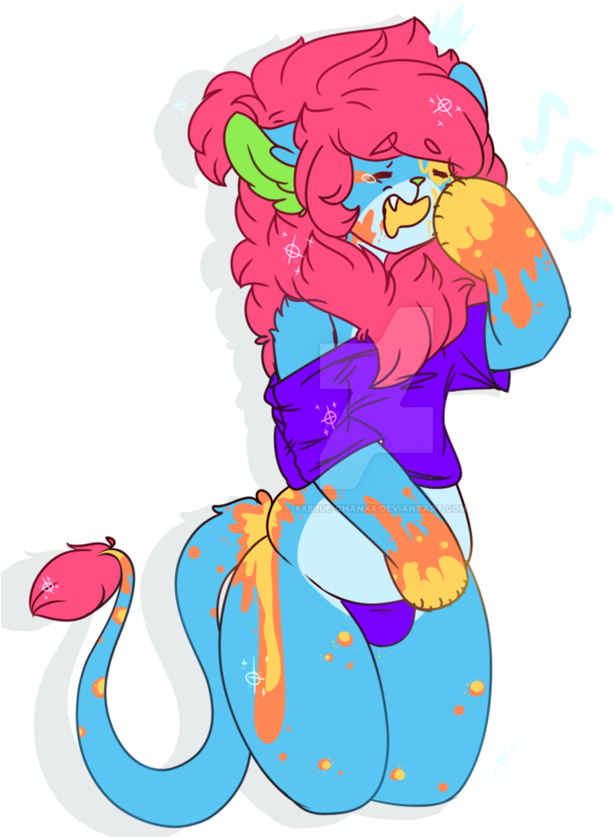 Sleepy King By Bluemomma - Cartoon (827x965)