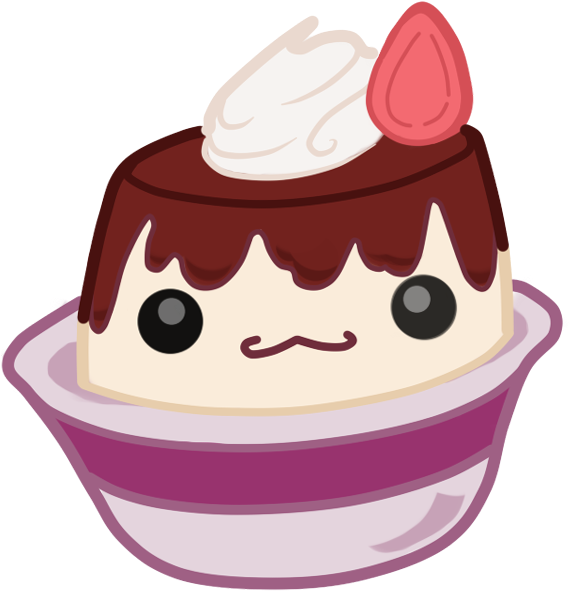 Cute Pudding By Cherrymccream On Deviantart - Birthday Cake (628x605)
