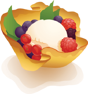 Sweet Dessert - Dessert Clipart (376x399)