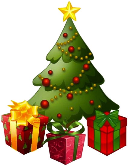 Santa Claus Christmas Day Christmas Gift Christmas - Christmas Tree Clip Art (498x576)