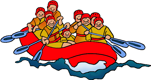 Raft Cartoon Stock Illustrations 353 Raft Cartoon Stock - White Water Rafting Clipart (648x352)