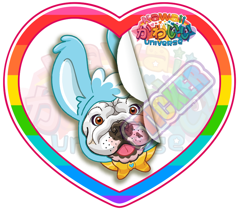 English Bulldog Clipart Kawaii - 安全 标志 图片 (800x800)