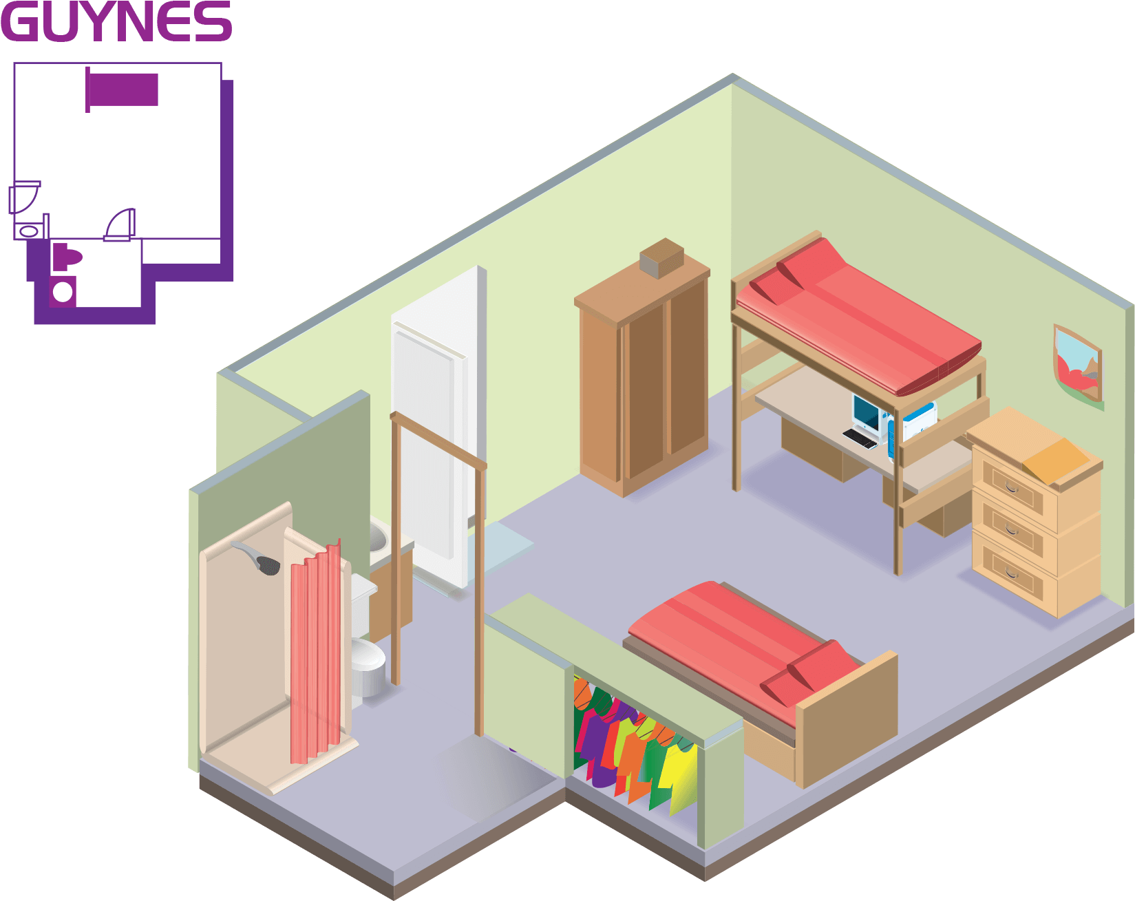 Guynes Hall - Southwestern Assemblies Of God University Dorms (1700x1341)