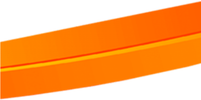Orange Clipart Divider - Ribbon (640x480)