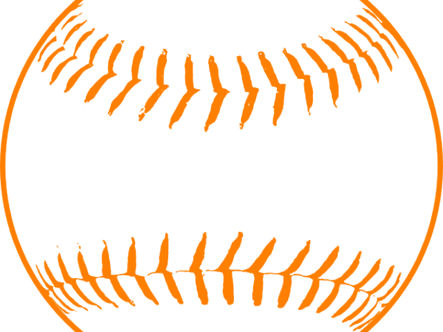Orange Clipart Softball - Baseball Clip Art Free (640x480)